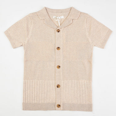 Knit S.S Collar Shirt - Kidichic